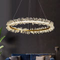 New design customized restaurant hall large gold luxury modern crystal chandelier